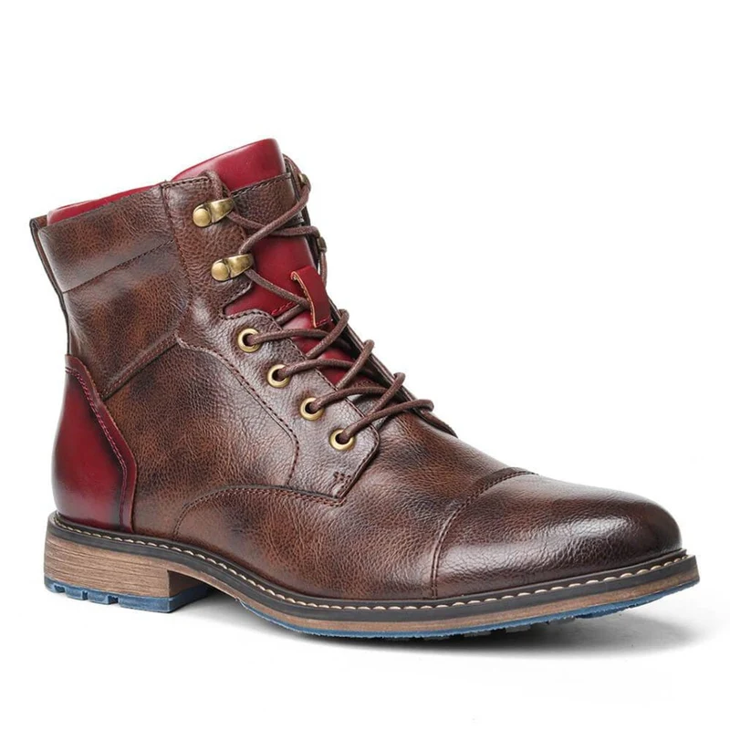 Victor | Elegante Oxford Herrenstiefel Aus Echtem Leder
