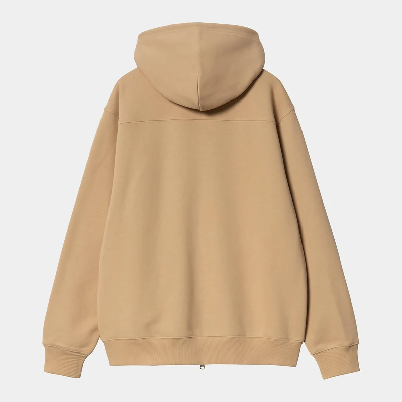 Carhartt WIP Herren Eldon Sweatjacke Hoodie - Dusty Hamilton Brown
