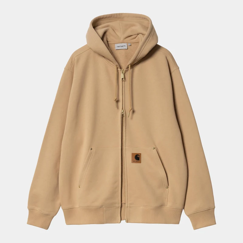 Carhartt WIP Herren Eldon Sweatjacke Hoodie - Dusty Hamilton Brown