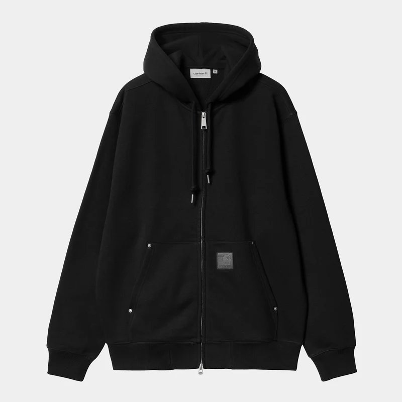 Carhartt WIP Herren Eldon Sweatjacke Hoodie - Schwarz
