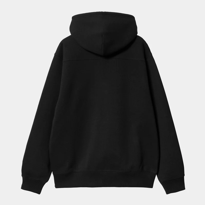 Carhartt WIP Herren Eldon Sweatjacke Hoodie - Schwarz
