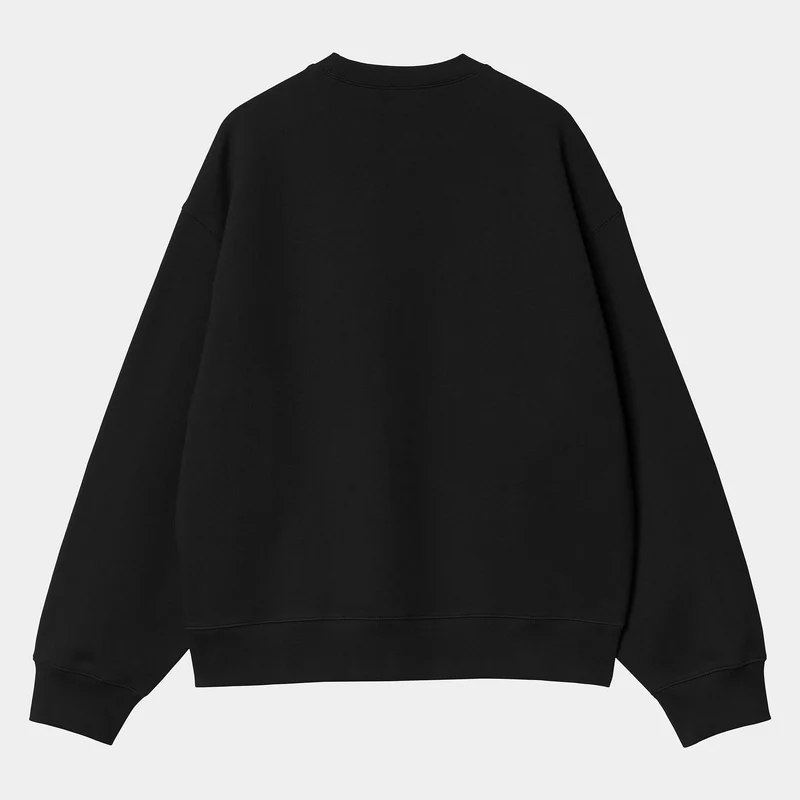Carhartt WIP Sweatshirt mit Logo-Print für Herren - Schwarz