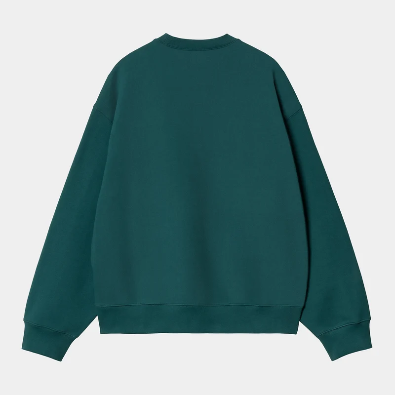 Carhartt WIP Sweatshirt mit Script-Print für Herren - Malachit