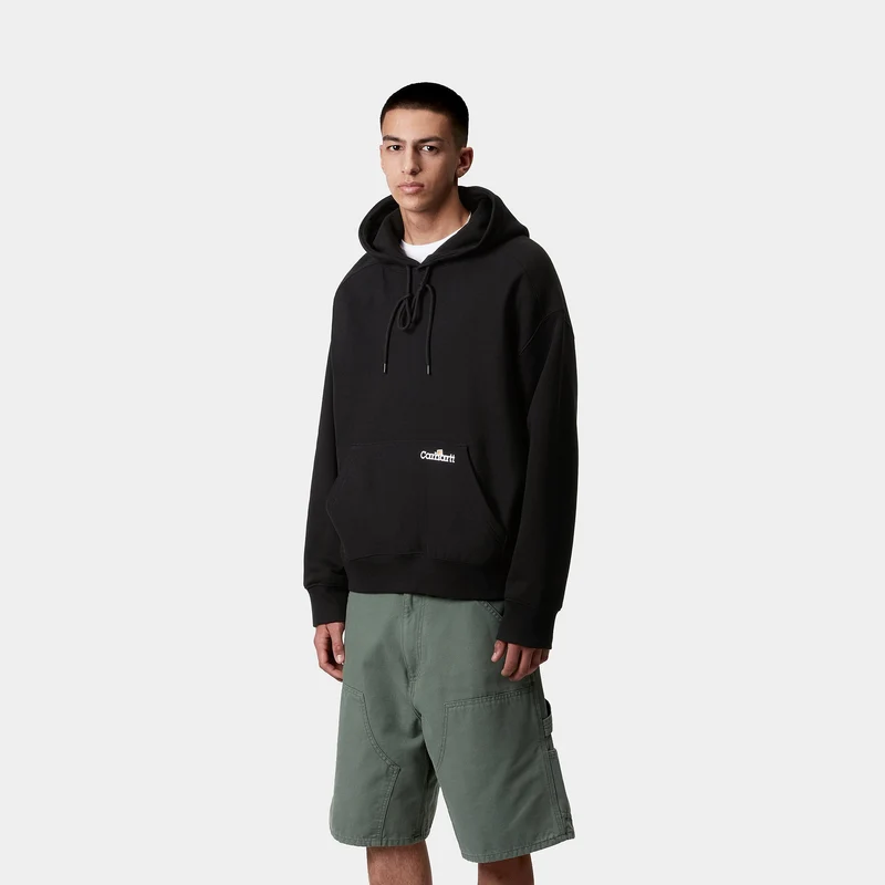 Carhartt WIP Sweatshirt mit Logo-Print für Herren - Schwarz