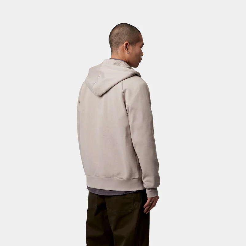 Carhartt WIP Herren Chase Reißverschluss vorne Jacke Hoodie - Dusky Beige