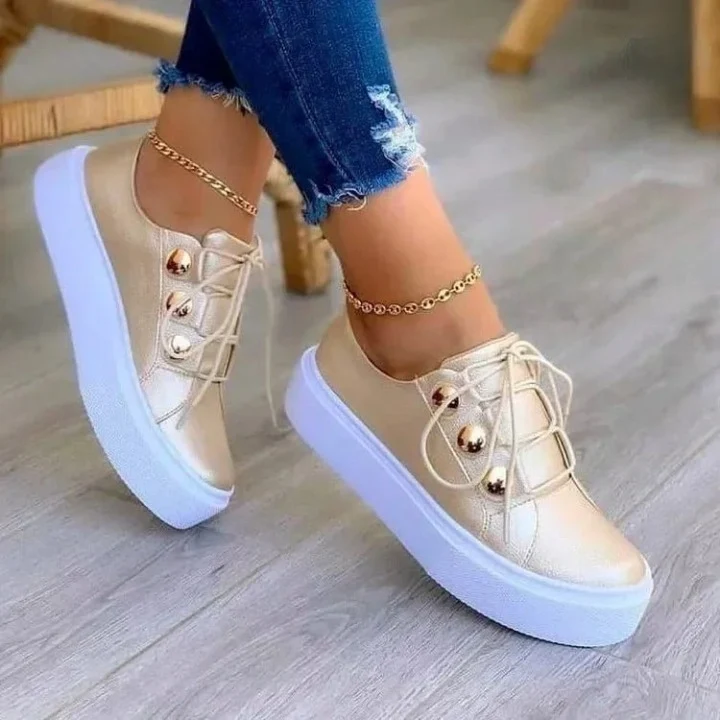 Victoria | Orthopädische Und Modische Plateau-Sneaker
