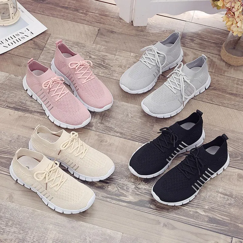 Amelia | Orthopädische Und Sportliche Flyknit-Sneaker