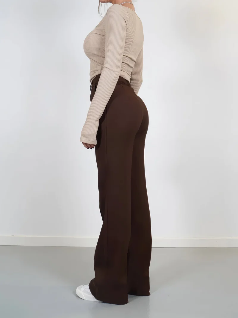 Eva | Stilvolle Und Bequeme Weite Hose