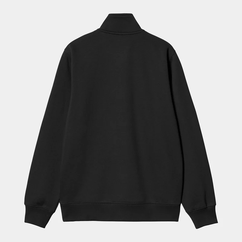 Carhartt WIP Herren Chase Neck Zip Sweat Top - Schwarz