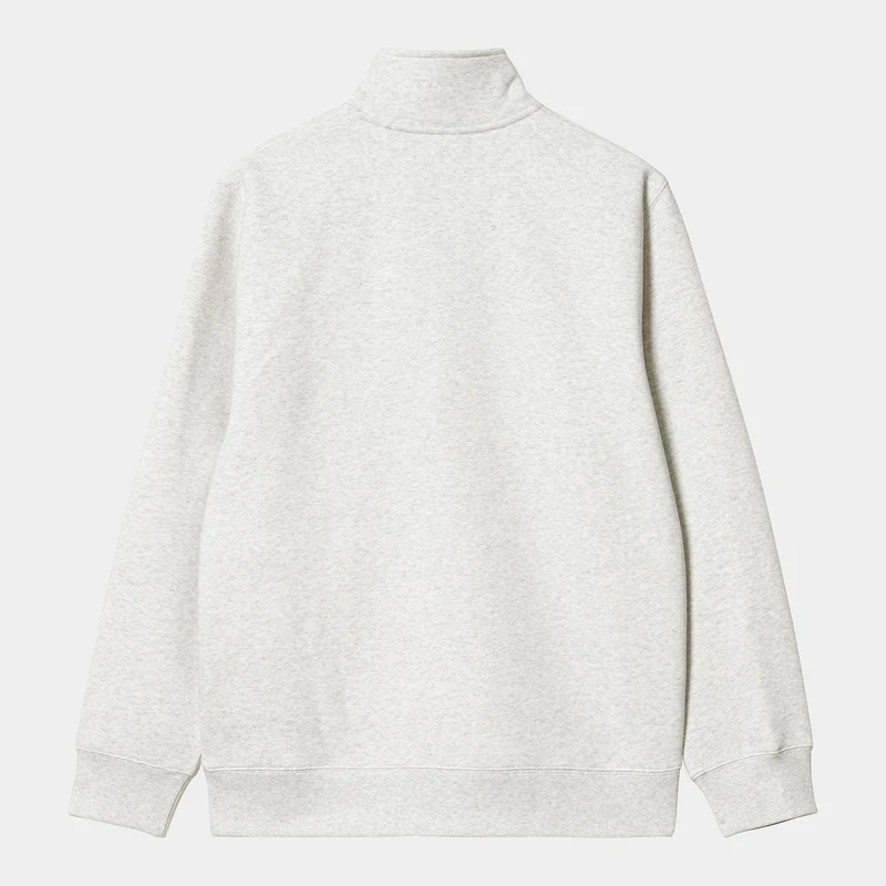 Carhartt WIP Herren Chase Neck Zip Sweat Top - Ash Heather