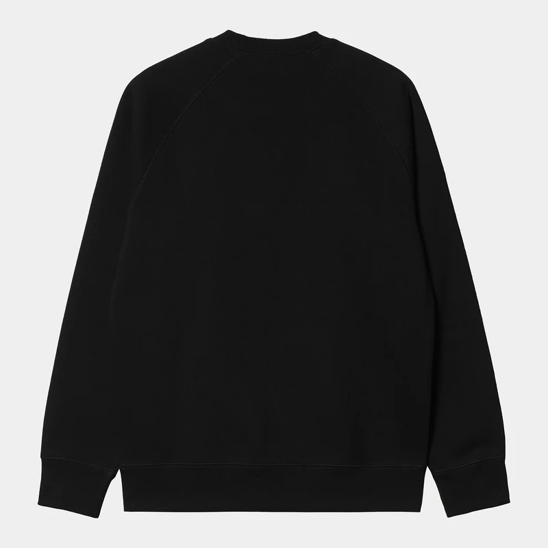 Carhartt WIP Herren Chase Sweat Top – Schwarz