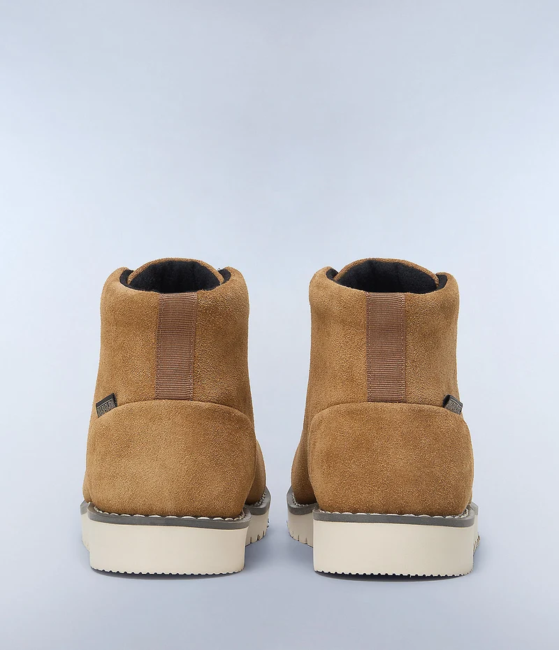 Napapijiri Conifer Schnürstiefelette aus Wildleder für Herren - Braun/Tabak