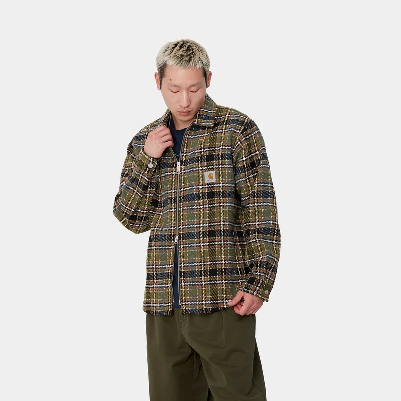 Carhartt WIP Herren Stroy Hemdjacke - Schwarz