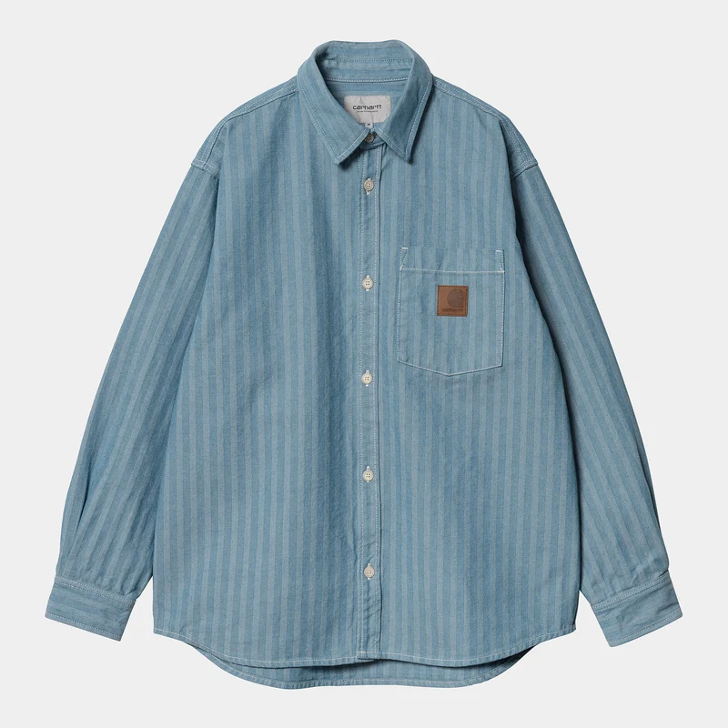 Carhartt WIP Herren Menard Hemdjacke - Blau