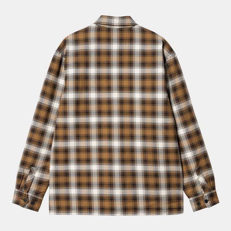 Carhartt WIP Herren Monahan Hemdjacke - Hamilton Brown