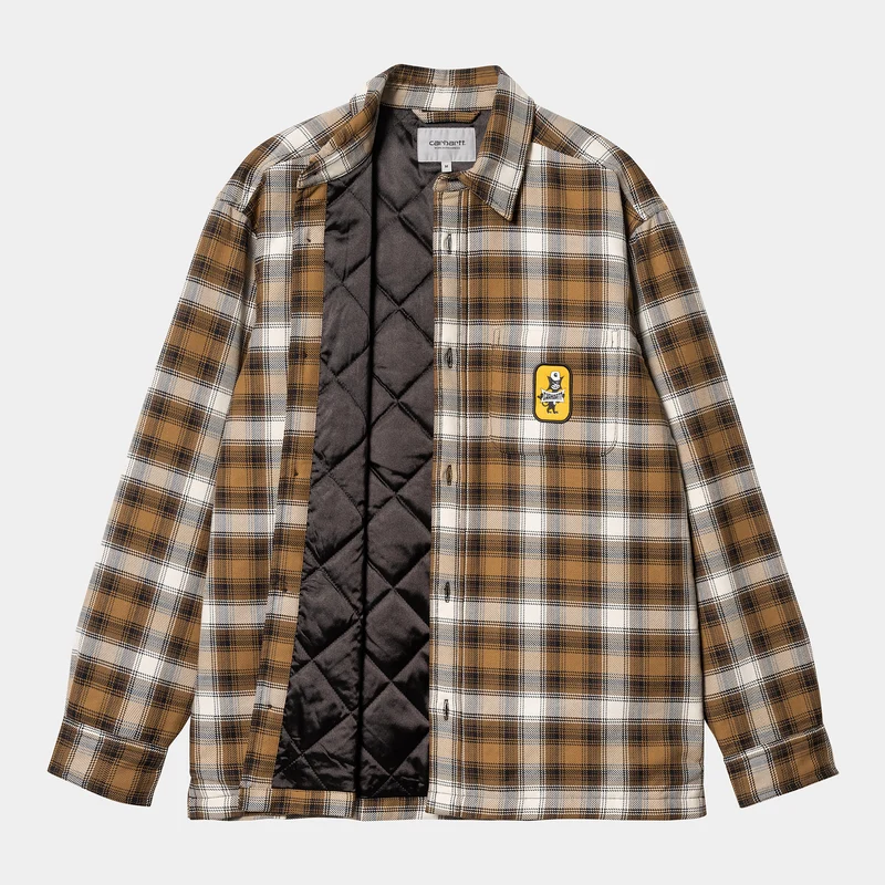 Carhartt WIP Herren Monahan Hemdjacke - Hamilton Brown