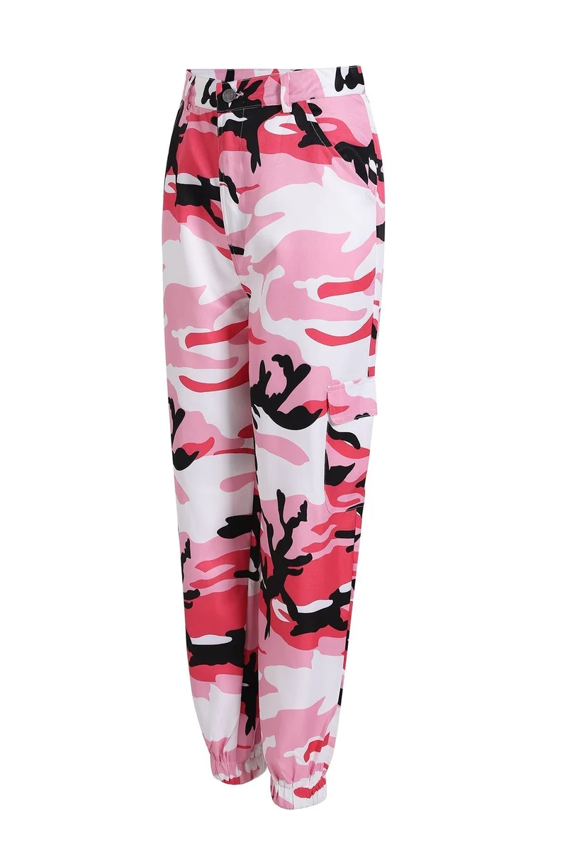 Hannah | Trendige Und Bequeme Camouflage Cargo-Hosen
