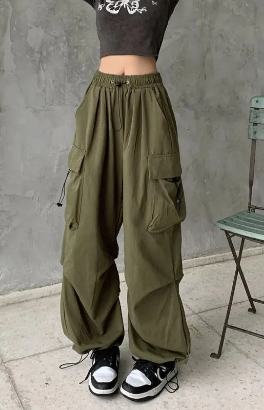 Laura | Moderne Und Bequeme Wide-Leg Cargo-Hosen