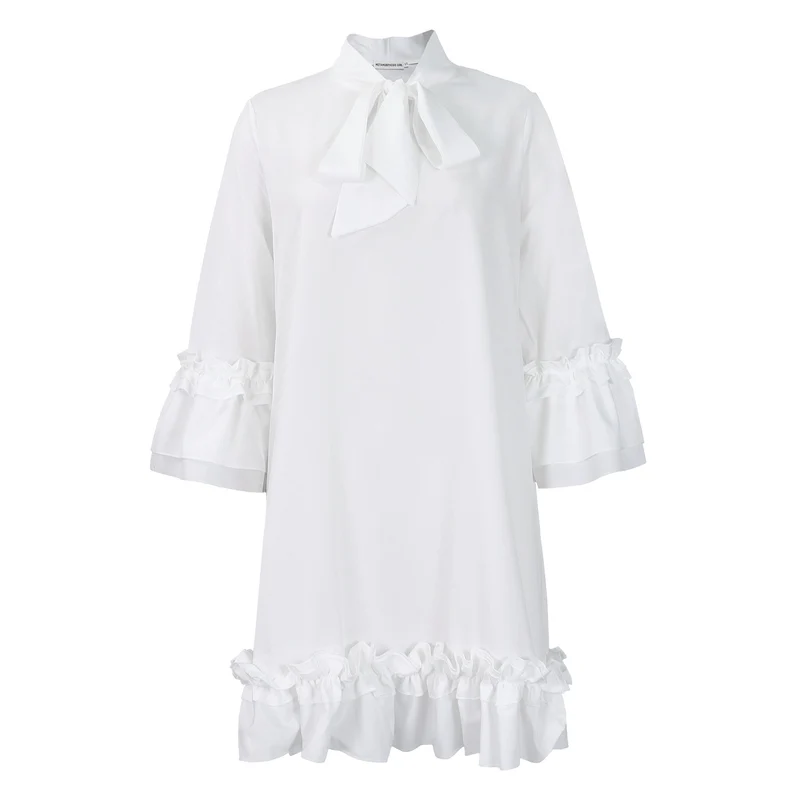 Rosalie | Anmutiges Und Romantisches Rüschen Tunika-Kleid