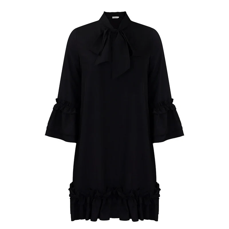 Rosalie | Anmutiges Und Romantisches Rüschen Tunika-Kleid