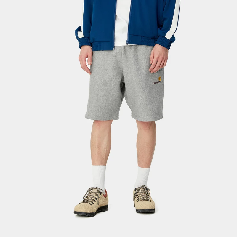 Carhartt WIP Herren American Script Sweatshirt - Grau meliert