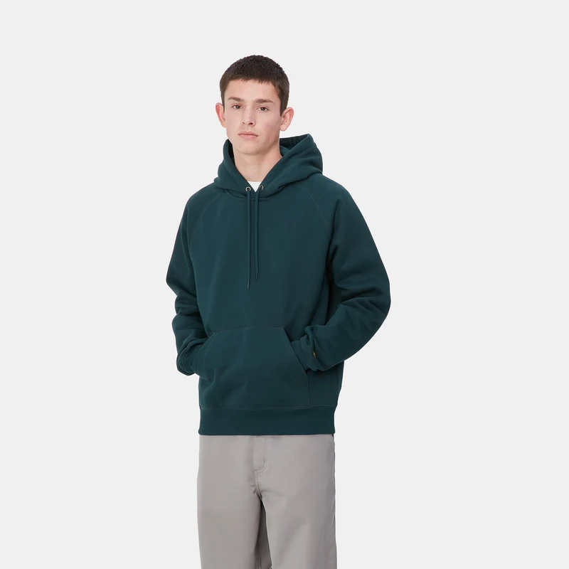 Carhartt WIP Herren Chase Hoodie - Entenblau