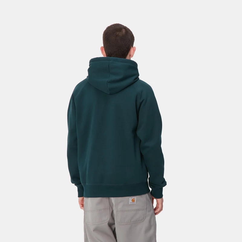Carhartt WIP Herren Chase Hoodie - Entenblau