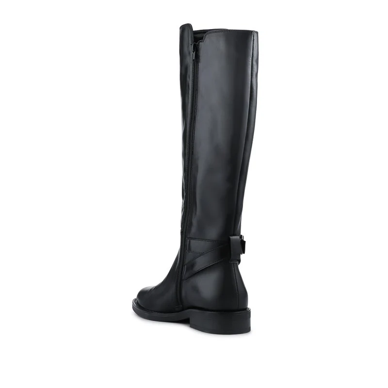 Danica Leather Long Boots - DANICA / 328 082 - Black Leather