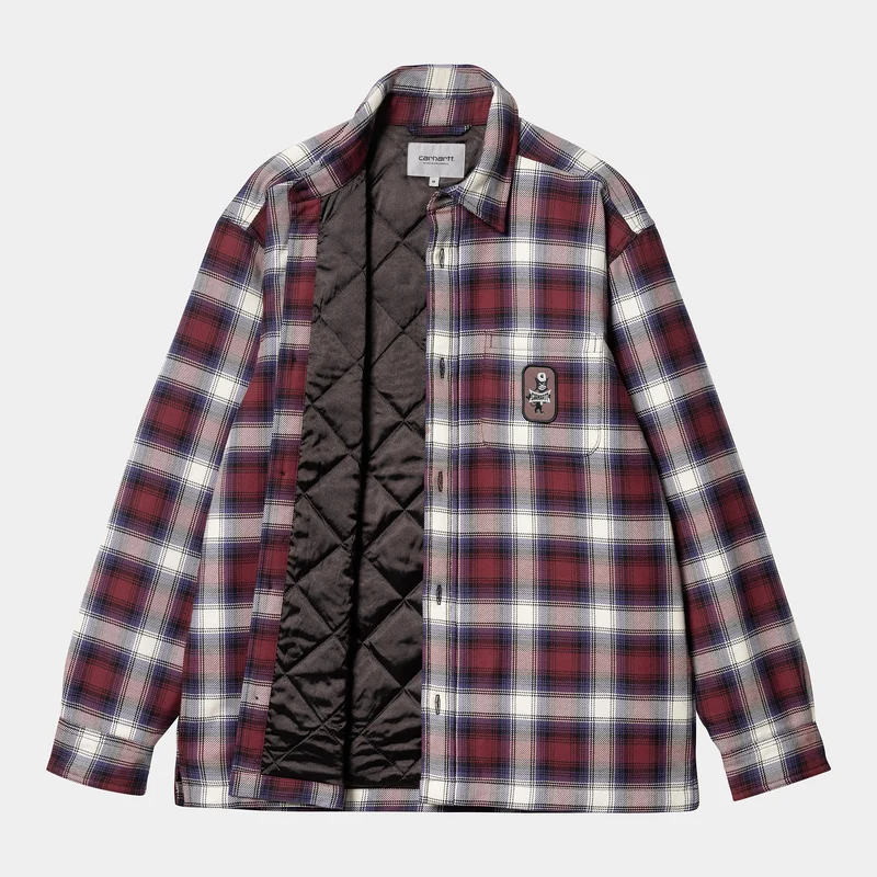 Carhartt WIP Herren Monahan Hemdjacke - Malbec