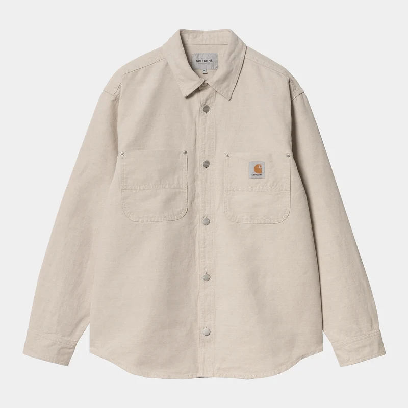Carhartt WIP Herren Walter Hemdjacke - Naturfarben vorgewaschen