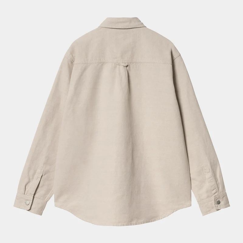 Carhartt WIP Herren Walter Hemdjacke - Naturfarben vorgewaschen