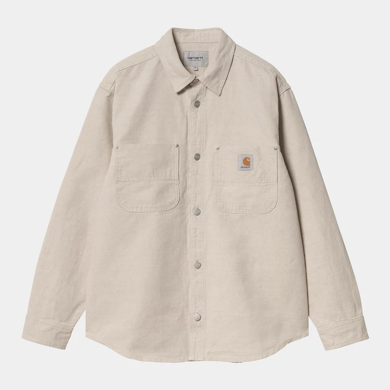 Carhartt WIP Herren Walter Hemdjacke - Naturfarben vorgewaschen