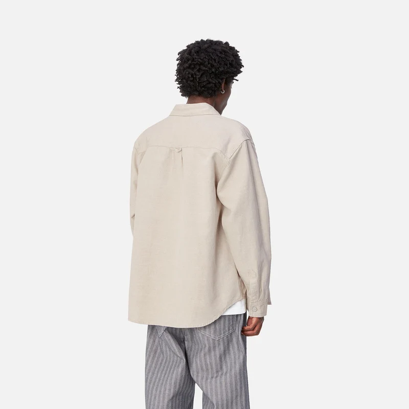Carhartt WIP Herren Walter Hemdjacke - Naturfarben vorgewaschen