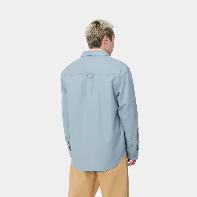 Carhartt WIP Herren Walter Hemdjacke - Misty Rinsed