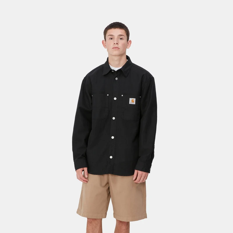 Carhartt WIP Herren Walter Hemdjacke - Schwarz