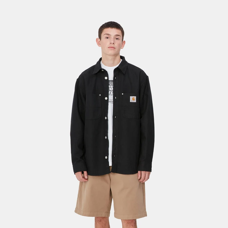 Carhartt WIP Herren Walter Hemdjacke - Schwarz