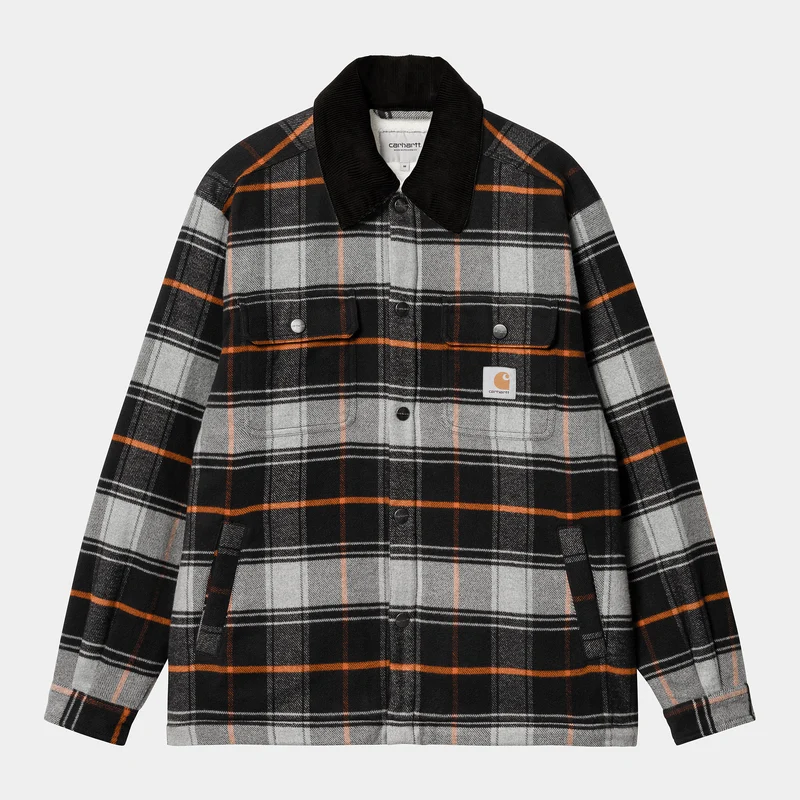 Carhartt WIP Herren Baris Hemdjacke - Schwarz