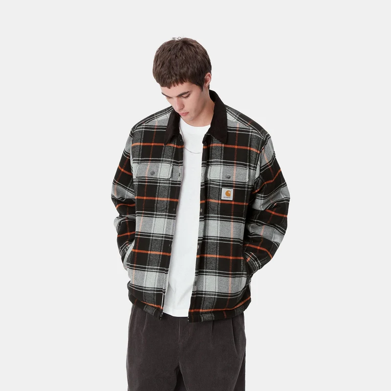 Carhartt WIP Herren Baris Hemdjacke - Schwarz