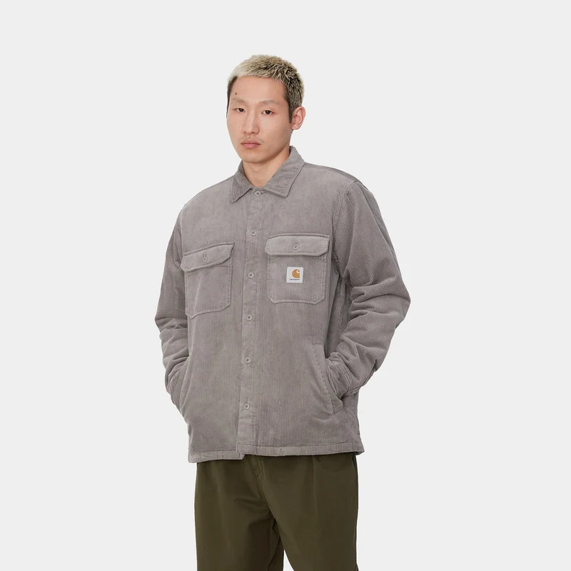 Carhartt WIP Whitsome Hemdjacke für Herren - Misty Grey