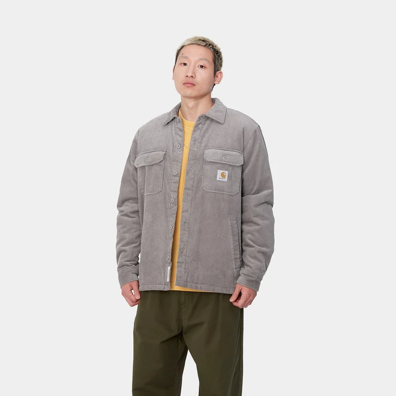 Carhartt WIP Whitsome Hemdjacke für Herren - Misty Grey