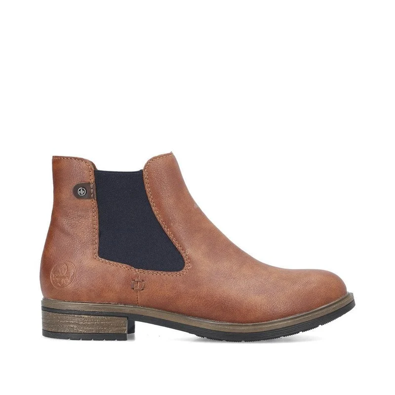 Rieker Modische Stiefelette mit Fleecefutter für Damen - Braun