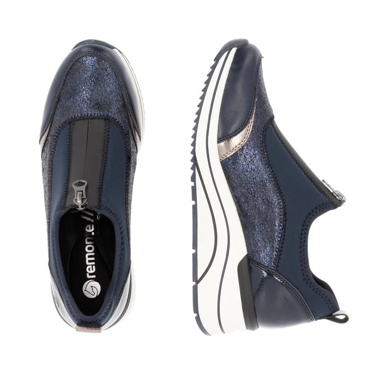 Remonte Modische Damen-Sneaker – Blau