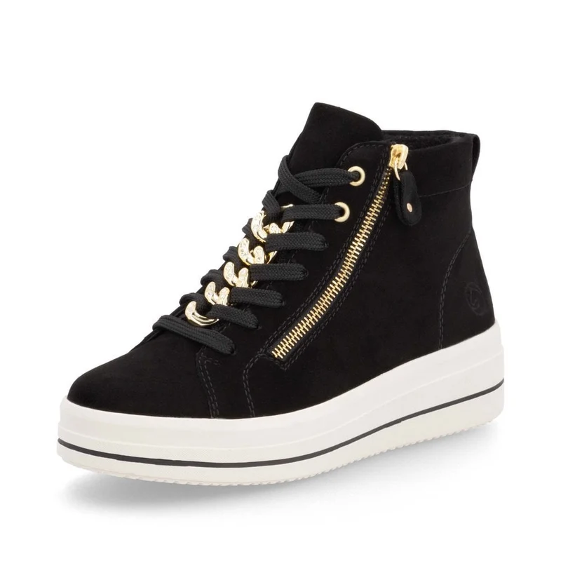 Remonte High-Top-Sneakers für Damen - Schwarz