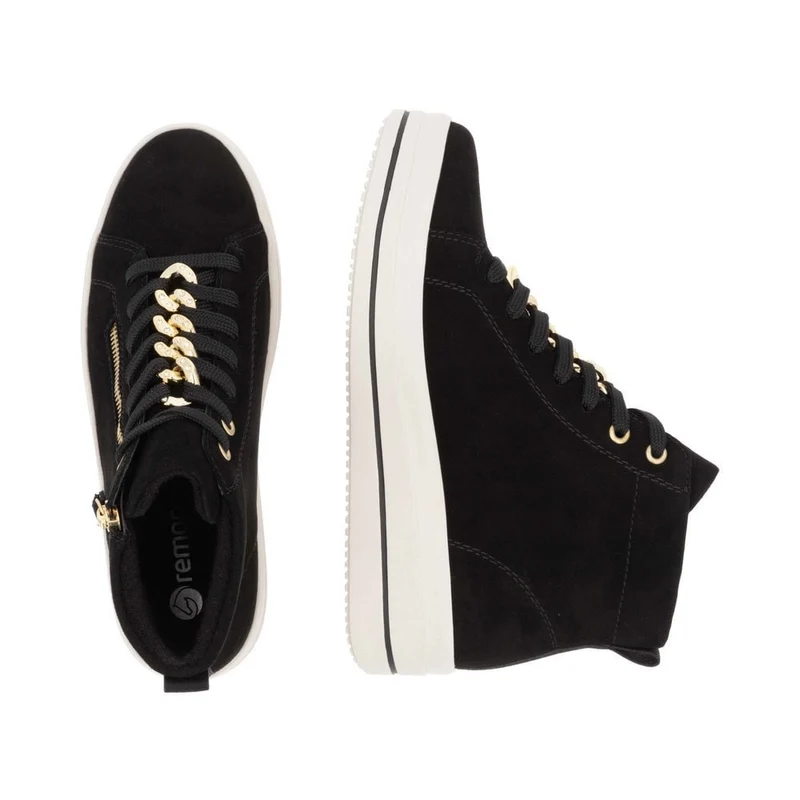 Remonte High-Top-Sneakers für Damen - Schwarz