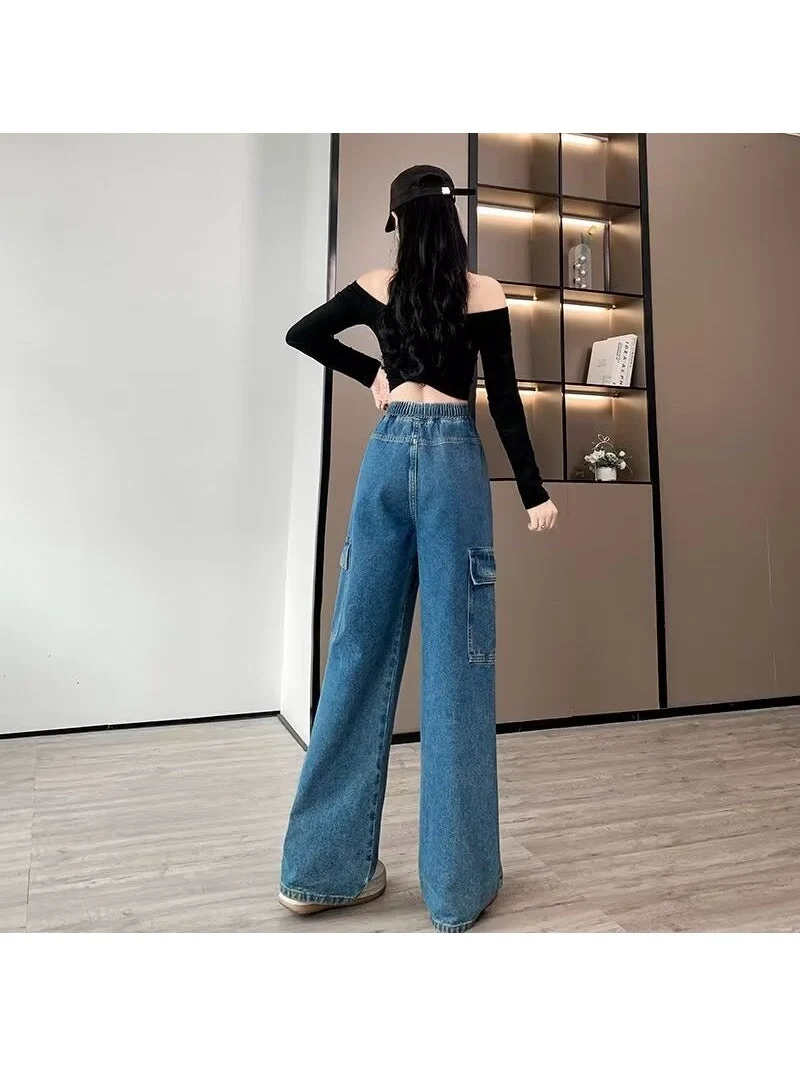 Sophie | Stilvolle Und Komfortable Denim Cargo-Hose
