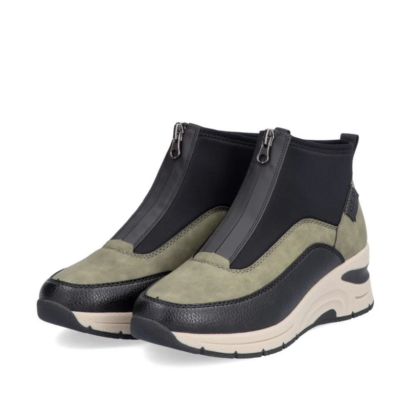 Rieker Fashion-Stiefelette für Damen – Grün