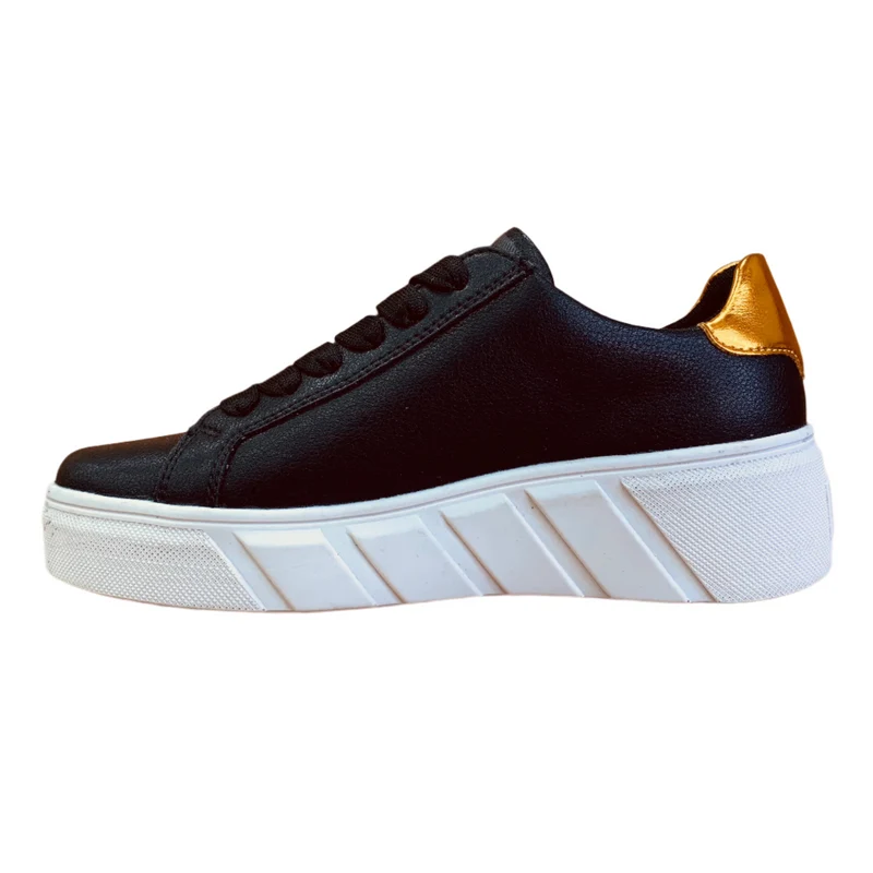 Rieker Damen-Sneakers „Evolution“ aus Leder - Schwarz