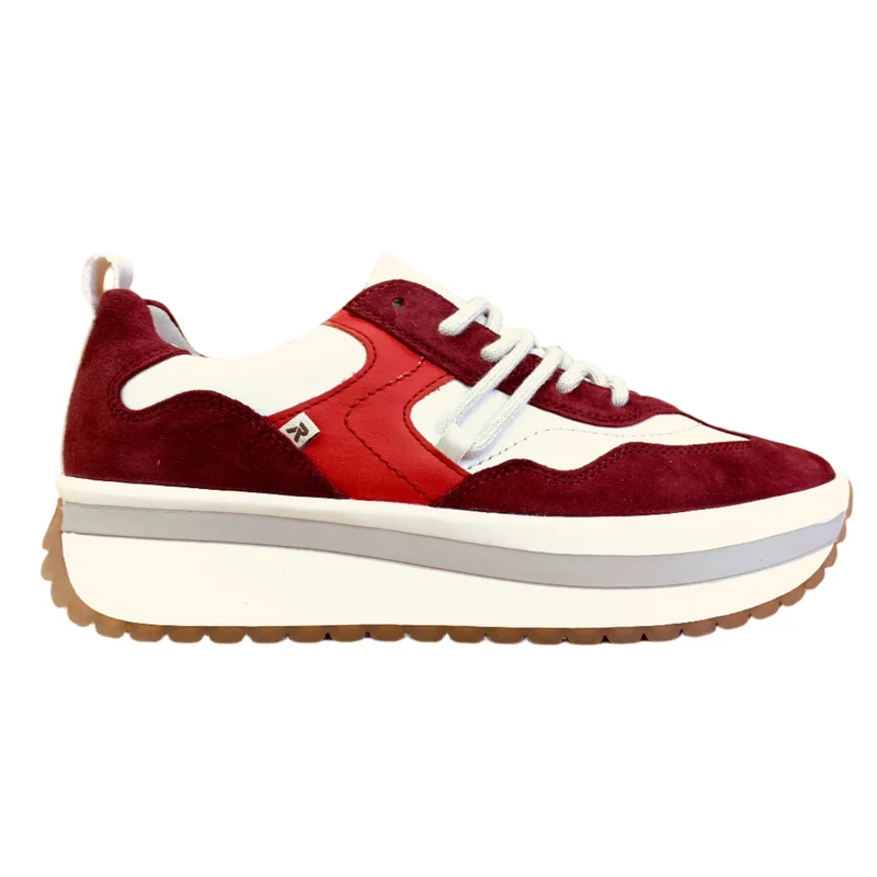 Rieker Damen-Sneakers „Evolution“ aus Leder - Rot