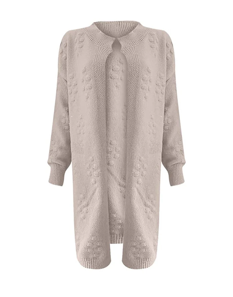 Laura | Eleganter Und Langer Strickjacke Im Trench-Stil