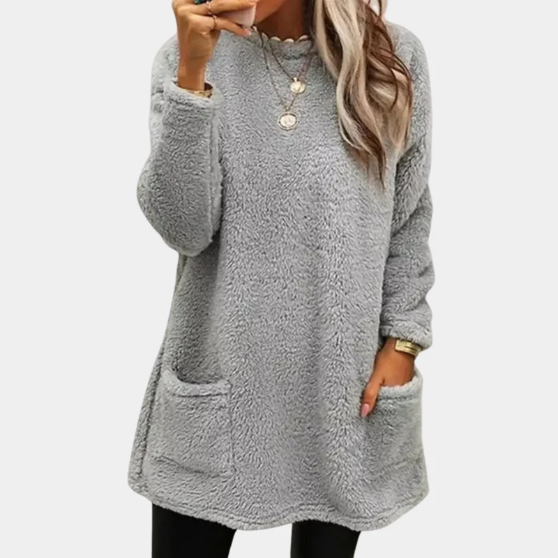 Greta | Gemütliches Und Lässiges Tunika Sweatshirt